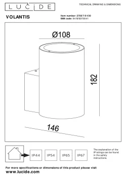 Clearance Wandleuchte VOLANTIS Wandleuchten