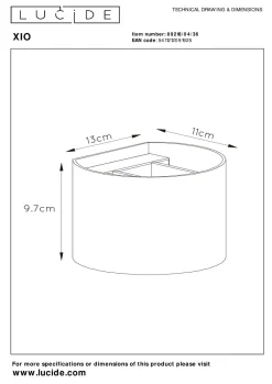 Online Wandleuchte XIO Wandleuchten