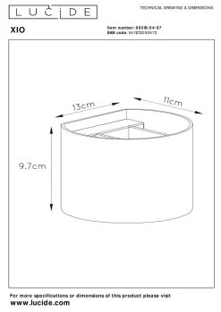 Clearance Wandleuchte XIO Wandleuchten|Dielenleuchten