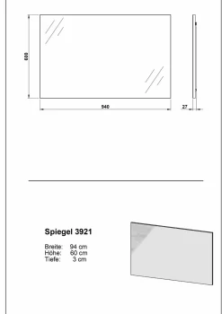 Wandspiegel CASTERA Spiegel|Garderobenspiegel