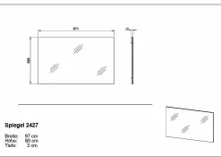 Clearance Wandspiegel UTAH Spiegel|Garderobenspiegel