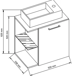 Hot Waschplatz HAUSA Waschplätze|Waschtische