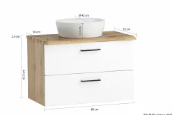 Outlet Waschplatz KEYTO Waschplätze|Waschtische