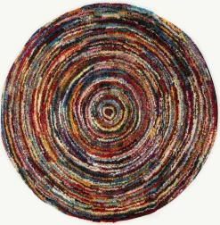 Webteppich FUNNY Round Moderne Teppiche|Teppiche