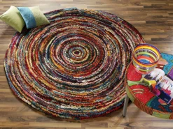 Best Webteppich FUNNY Round Moderne Teppiche|Teppiche