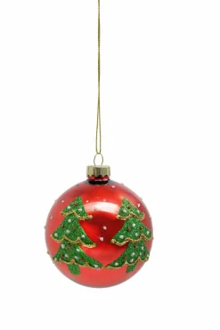 Outlet Weihnachtskugel GLITZER Santa'S Village