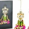 Sale Weihnachtskugel YOGA KATZE Baumschmuck|Weihnachtsdekoration