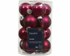 Weihnachtskugel-Box FESTLICH ROSA Baumschmuck|Dosen & Boxen