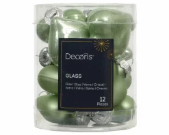 Online Weihnachtskugel-Box Herzen MATCHAGRÜN Baumschmuck|Dosen & Boxen