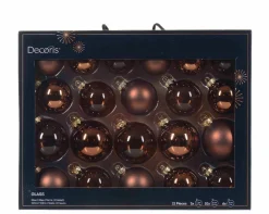 Best Weihnachtskugel-Box MIDI ESPRESSOBRAUN Baumschmuck|Dosen & Boxen