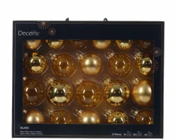 Best Weihnachtskugel-Box MIDI HELL GOLD Baumschmuck|Dosen & Boxen