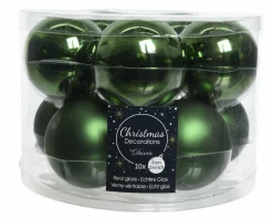 Outlet Weihnachtskugel-Box PINIENGRÜN Baumschmuck|Dosen & Boxen