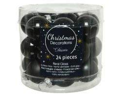 Weihnachtskugel-Box SCHWARZ Baumschmuck|Dosen & Boxen