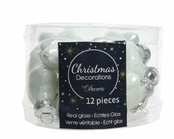 Hot Weihnachtskugel-Box Sterne WINTERWEISS Baumschmuck|Weihnachtsdekoration