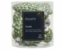 Hot Weihnachtskugel-Box Zapfen MATCHAGRÜN Baumschmuck|Weihnachtsdekoration