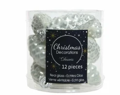 Discount Weihnachtskugel-Box Zapfen WINTERWEISS Baumschmuck|Weihnachtsdekoration