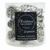 New Weihnachtskugel-Box Zapfen SILBER Baumschmuck|Weihnachtsdekoration