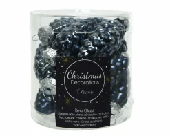 Weihnachtskugel-Box Zapfen NACHTBLAU Baumschmuck|Weihnachtsdekoration