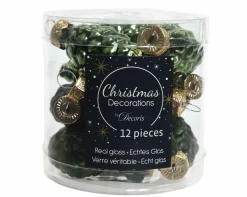 Weihnachtskugel-Box Zapfen PINIENGRÜN Baumschmuck|Weihnachtsdekoration