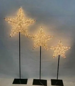 Online Weihnachtsstern LED GOLDEN TWIST Weihnachtsbeleuchtung