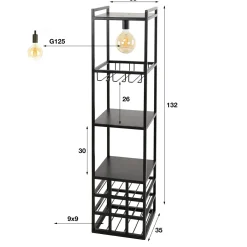 Weinregal Leuchte DECORATE Flaschenregale|Wein- Und Flaschenregale