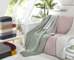 Best Wohndecke BASIC anthr.-silber Decken|Decken & Kissen