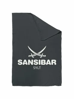 Outlet Wohndecke anth./weiß Decken|Decken & Kissen