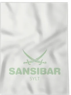 Wohndecke weiß/grün Decken|Decken & Kissen