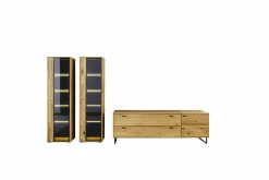 Discount Wohnkombination AREZZO Wohnwände|Wohnwände