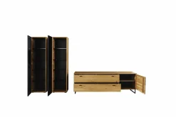 Discount Wohnkombination AREZZO Wohnwände|Wohnwände