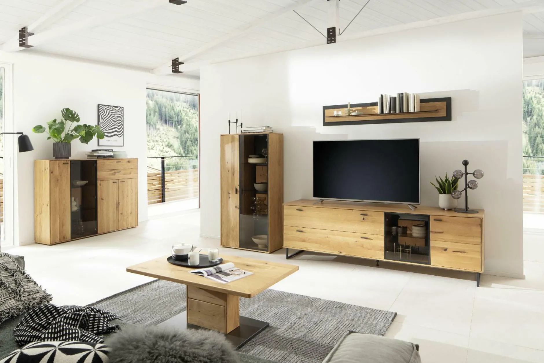 Outlet Wohnkombination ASSINI Wohnwände|Wohnwände