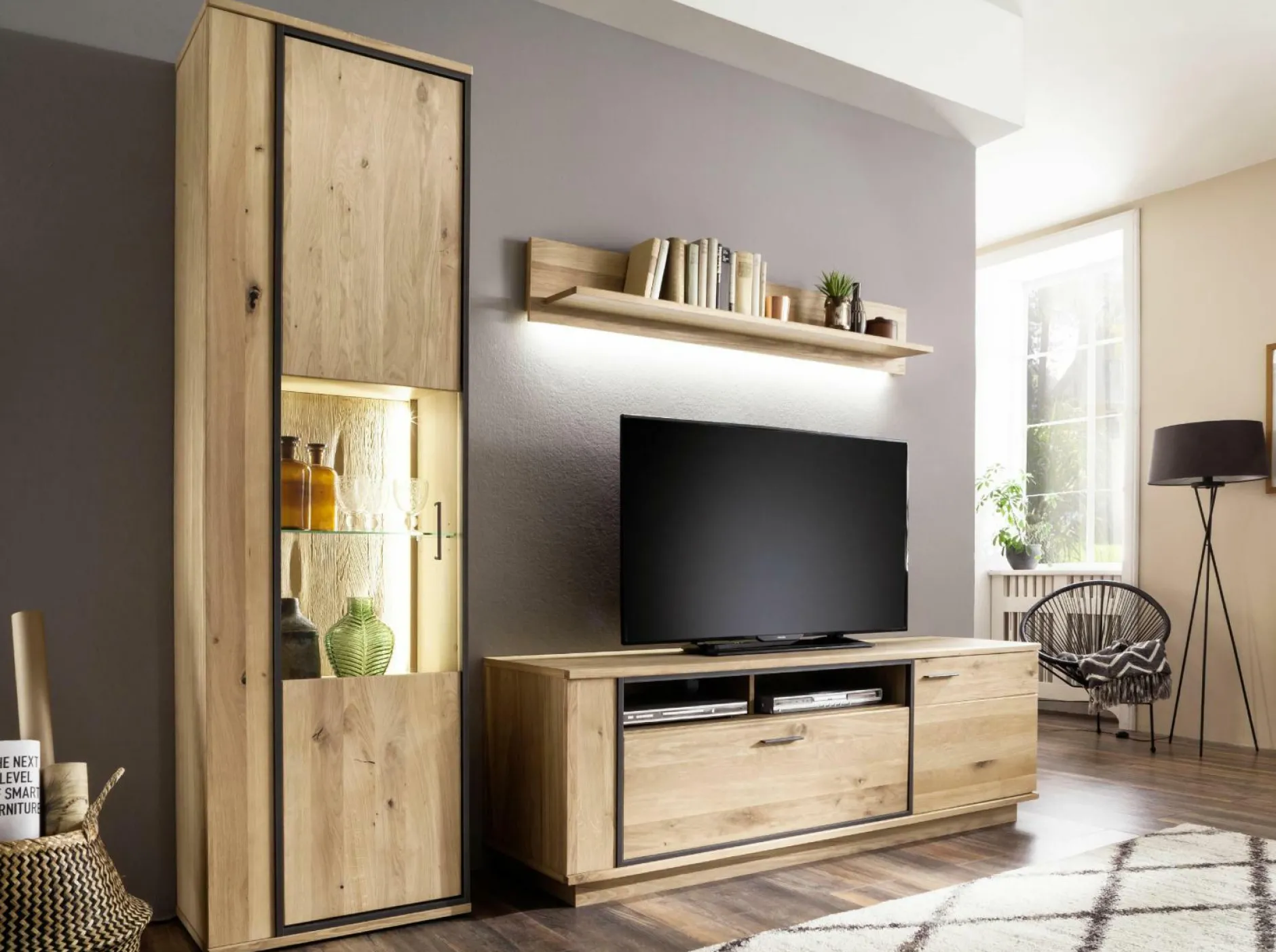 Clearance Wohnkombination CAMPINAS Wohnwände|Wohnwände