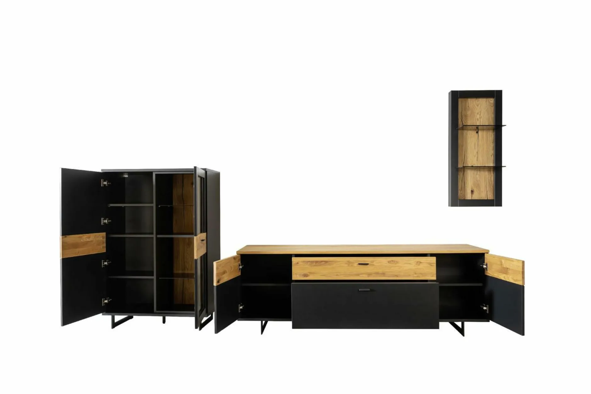 Clearance Wohnkombination CESENA Wohnwände|Wohnwände