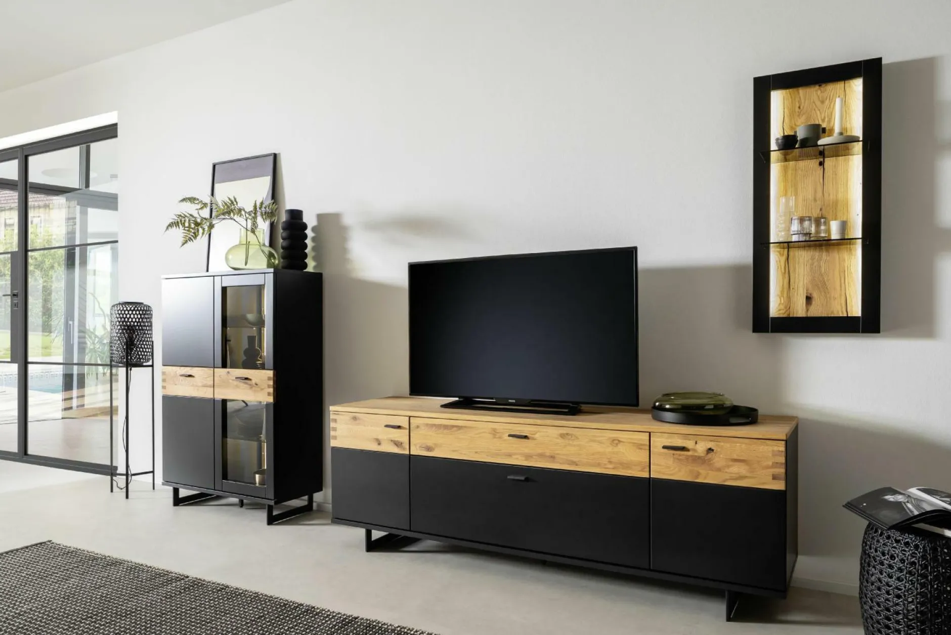 Clearance Wohnkombination CESENA Wohnwände|Wohnwände