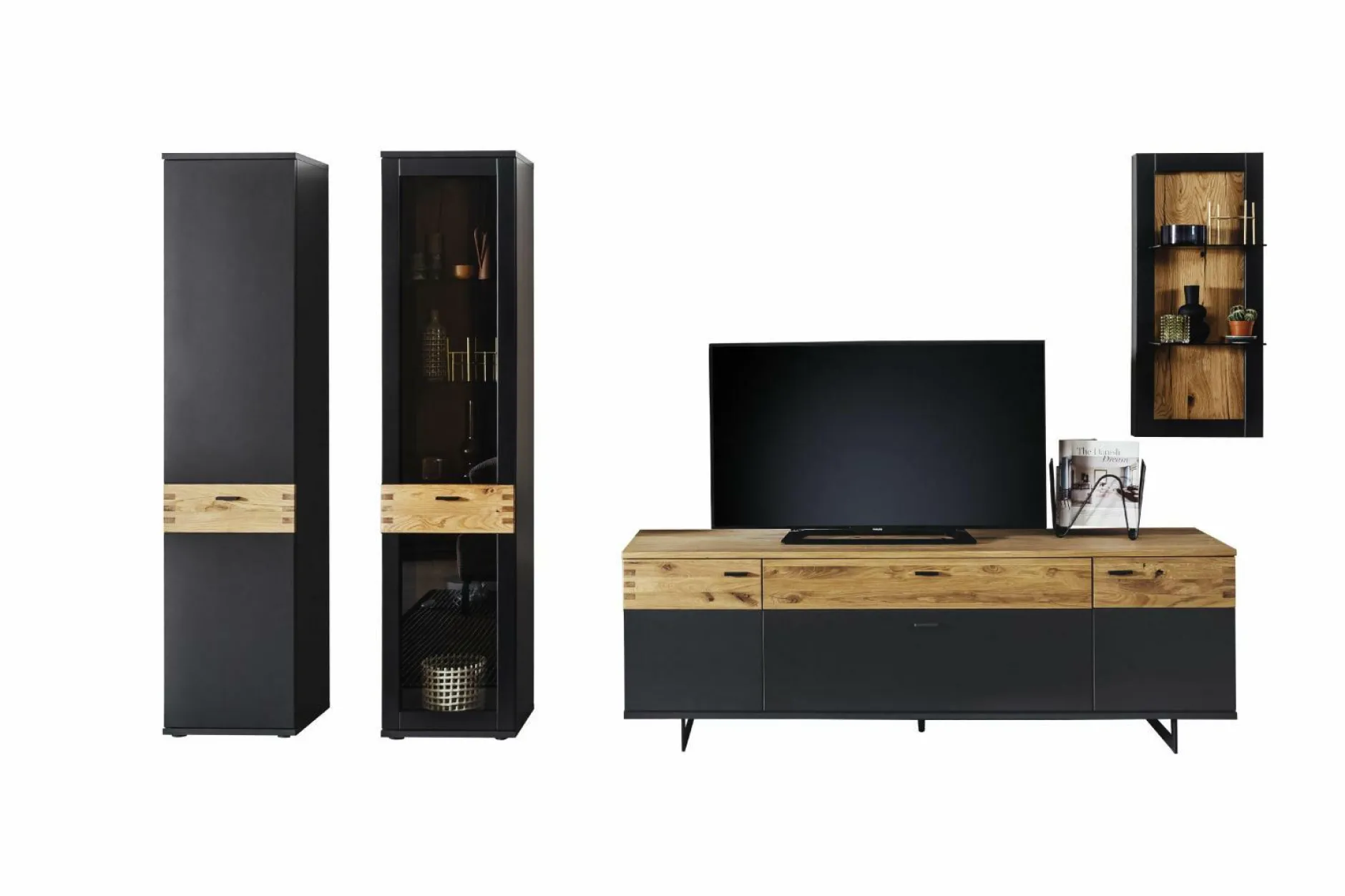 Clearance Wohnkombination CESENA Wohnwände|Wohnwände