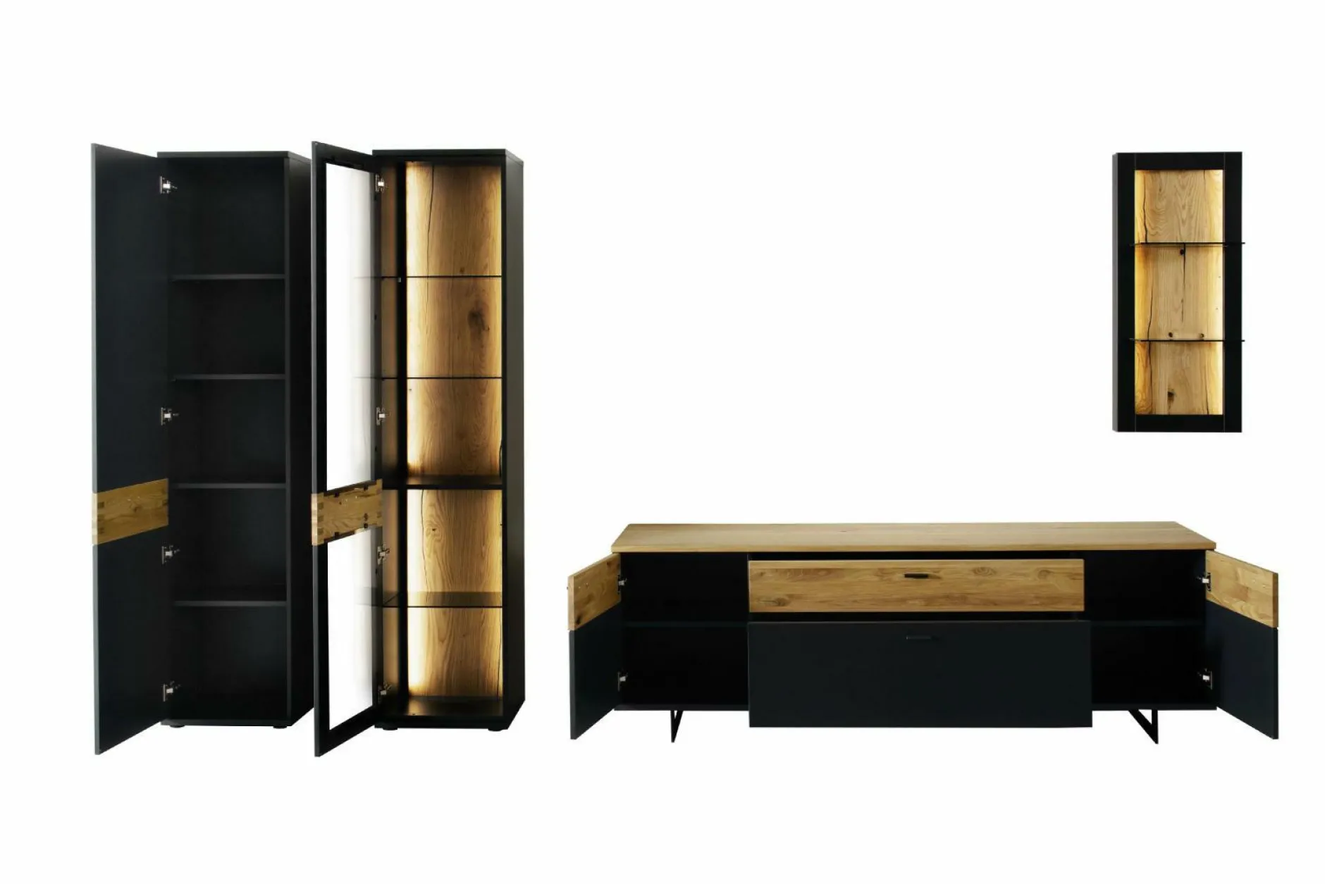 Clearance Wohnkombination CESENA Wohnwände|Wohnwände