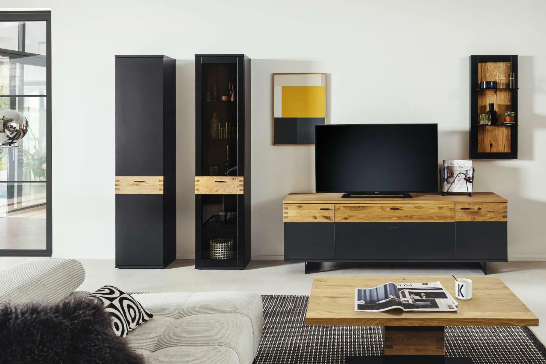 Clearance Wohnkombination CESENA Wohnwände|Wohnwände