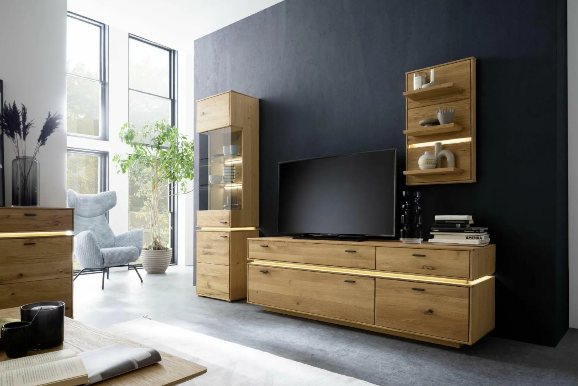 Wohnkombination COMO Wohnwände|Wohnwände