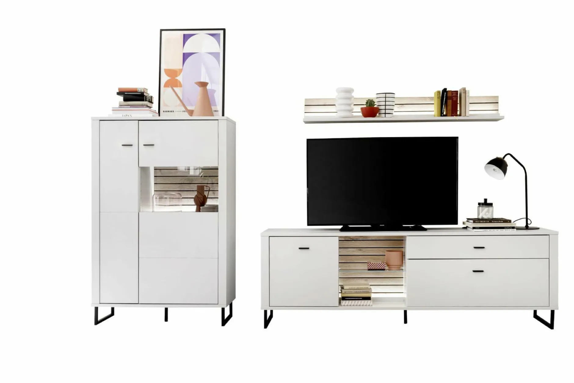 Best Wohnkombination LOUISIANA Wohnwände|Wohnwände