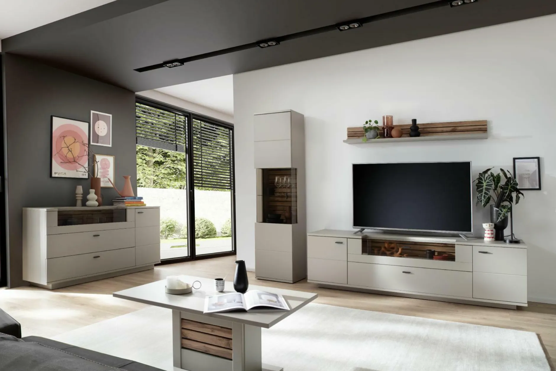 Clearance Wohnkombination LÜTTICH Wohnwände|Wohnwände