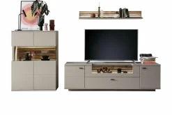 Discount Wohnkombination LÜTTICH Wohnwände|Wohnwände