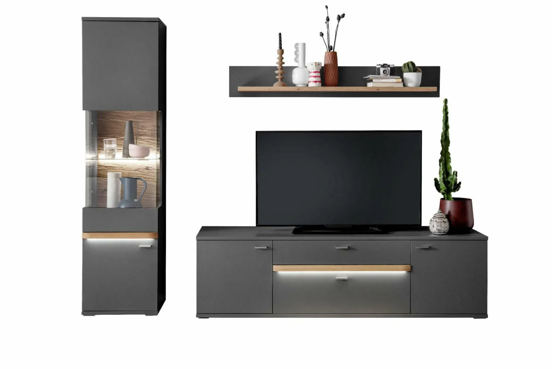 Outlet Wohnkombination MARSALLA Wohnwände|Wohnwände