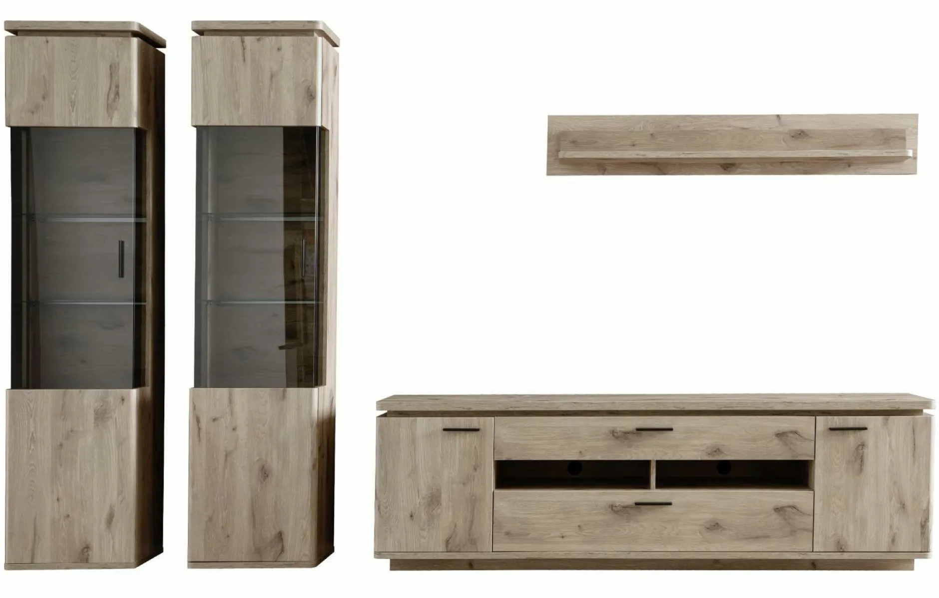 Discount Wohnkombination MODENA Wohnwände|Wohnwände