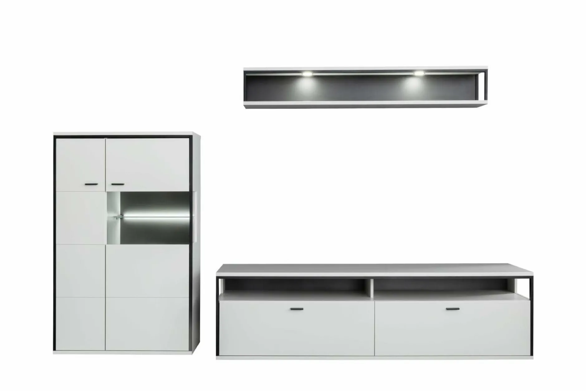 Outlet Wohnkombination MORI Wohnwände|Wohnwände