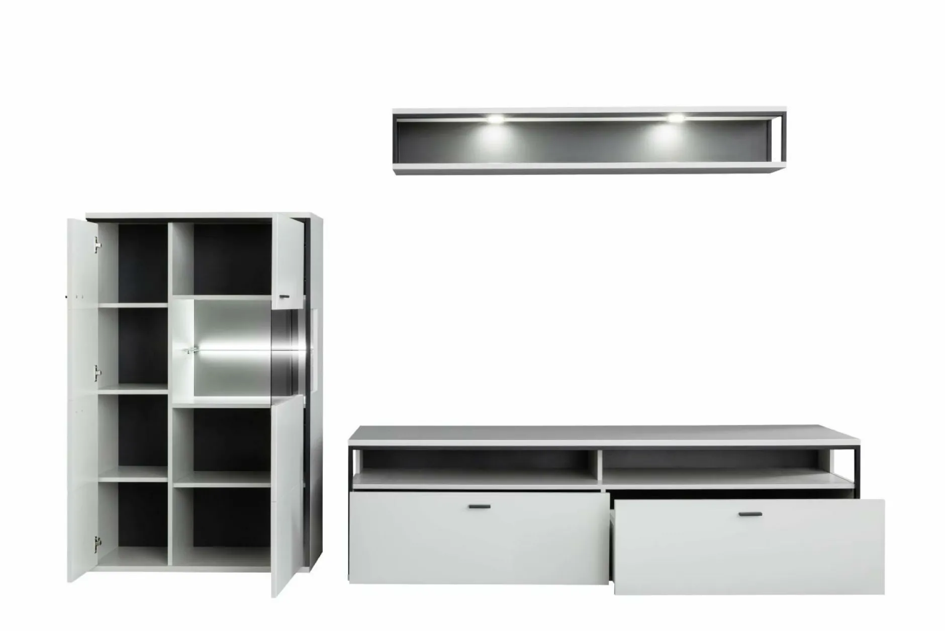 Outlet Wohnkombination MORI Wohnwände|Wohnwände