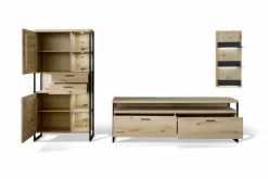 Outlet Wohnkombination SALERNO Wohnwände|Wohnwände