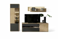 Outlet Wohnkombination VALENCIA Wohnwände|Wohnwände