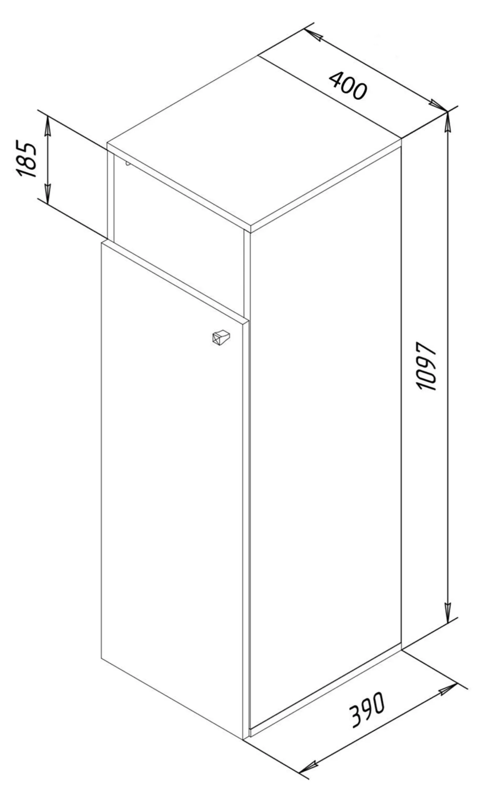 Online Wäscheschrank DRESO Hochschränke|Waschtische